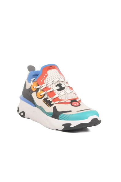 Slazenger Beyaz Fileli Hafif Esnek Erkek Spor Ayakkabı Ward M - 3