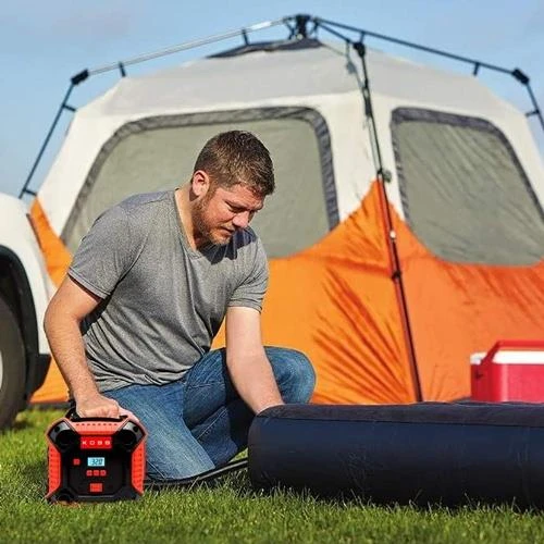 KOBB KB250 12VOLT 160 Psi Dijital Basınç Göstergeli Lastik & Yatak Şişirme Pompası, Kırmızı/ - 5