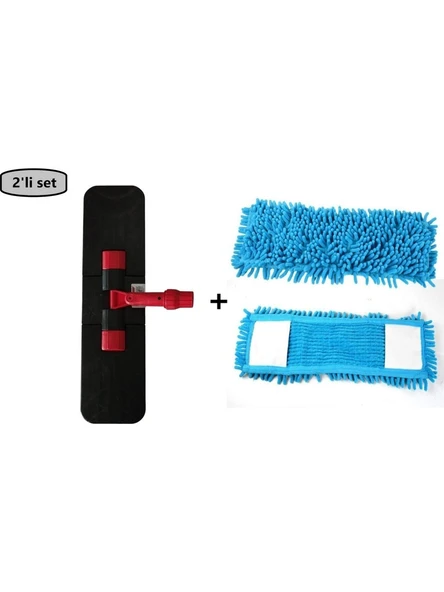 Mop Aparatı 50 cm + Makarna Mop Bezi 50 Cm---2'li Set