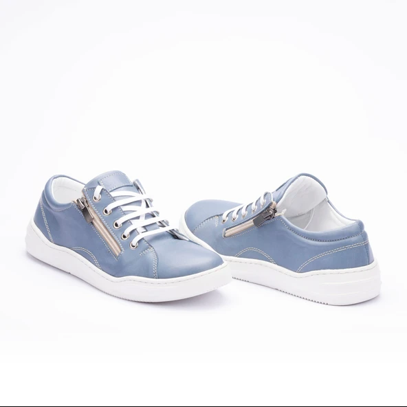 Kadın Hakiki Deri Geniş Kalıp Günlük  Ayakkabı  Sneakers - 12