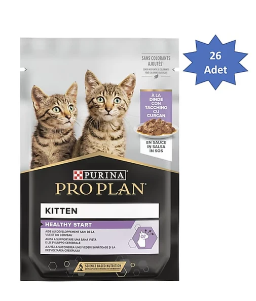 Pro Plan Hindili 85 gr 26'lı Yavru Kedi Yaş Maması