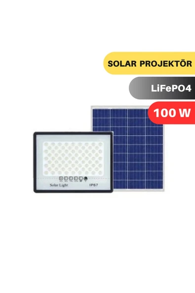100w Solar Projektör