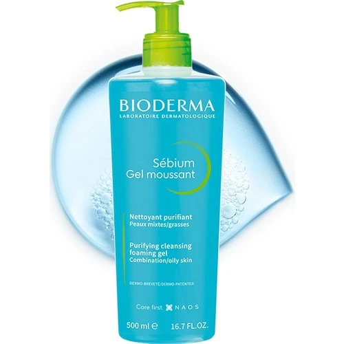 Bioderma Sebium Karma, Yağlı ve Akne Eğilimli Ciltler Sivilce, Siyah Nokta Karşıtı Yüz Temizleme Jeli 500 ml