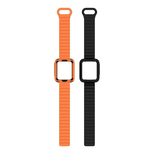 Xiaomi Redmi Watch 1 Silikon Kordon KRD-105 Strap Kayış - Resim 4