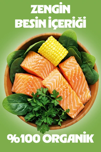 Chefs Kibbles Norveç Somonlu Yetişkin Kedi Maması 10KG+Mutamin Organics Somon Yağı 150ML - 4