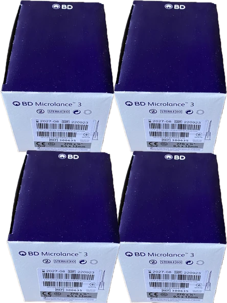 Bd Microlance Gri Iğne Ucu 27 G X 1/2 0,40 X 13mm 100 ADET(4 KUTU)