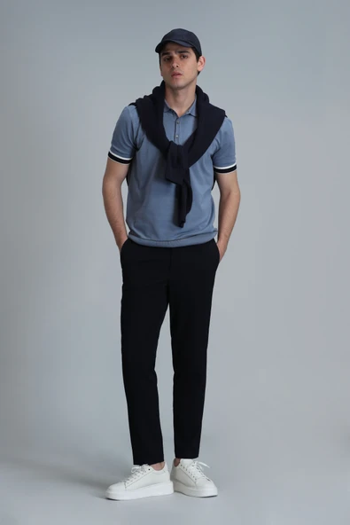Lufian 111190323 Glen Smart Erkek Chino Pantolon Slim Fit Erkek Pantolon - 5