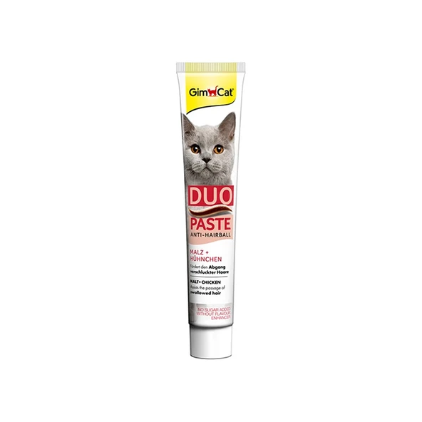 GimCat Anti-Hairball Duo Paste Tavuk Malt 50gr