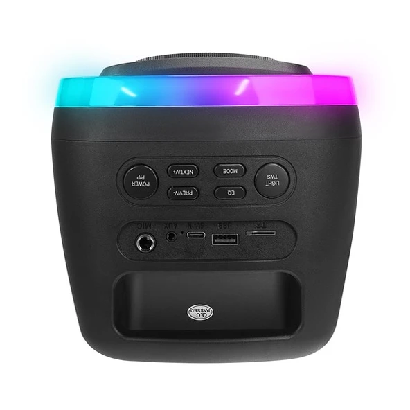 MIKADO MD-C18 Siyah 8W RGB Işıklı Taşınabilir Hoparlör - Resim 4