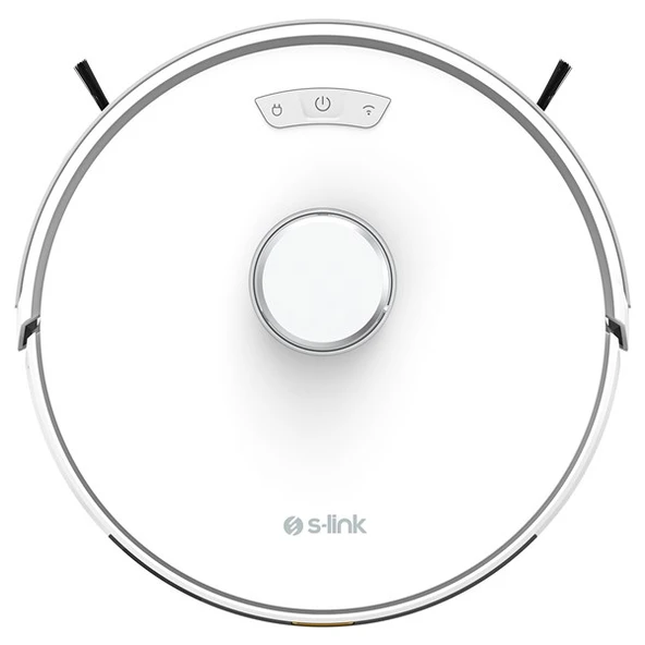 S-LINK C45 Max 2700 Vakumlu Gerçek 3000mAh Yüksek Emişli Akıllı Robot Süpürgesi - 2