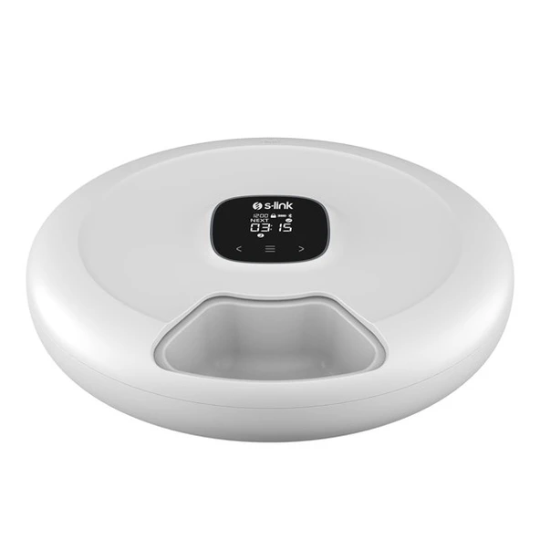 S-LINK SL-24 Otomatik Yem Kabı 6'sı 1 Arada Islak ve Kuru 170ml Porsiyon Kontrollu Kedi Köpek Besleyici Wifi TUYA Destek - 4