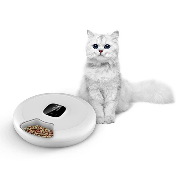 S-LINK SL-24 Otomatik Yem Kabı 6'sı 1 Arada Islak ve Kuru 170ml Porsiyon Kontrollu Kedi Köpek Besleyici Wifi TUYA Destek