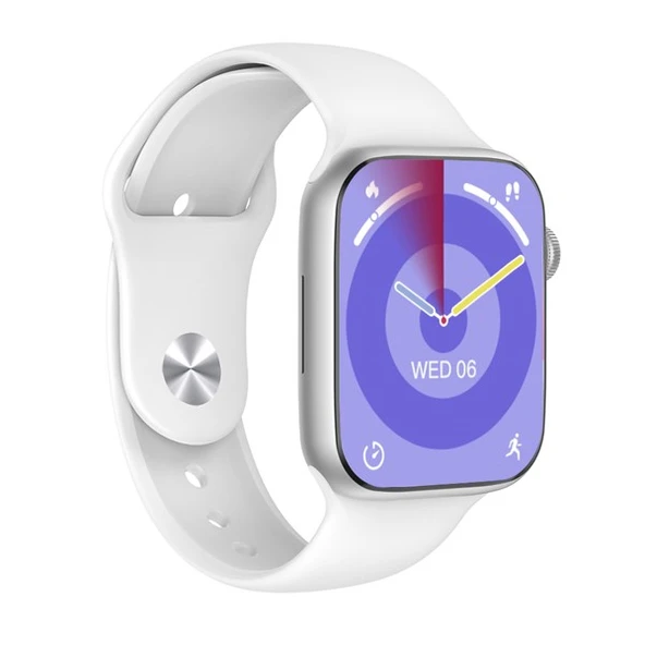 Hytech W99 Watch IOS ve Android Uyumlu MActive 2.05" inç Geniş Ekranlı Gümüş Akıllı Saat - 3