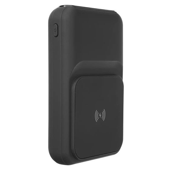 S-LINK P135 10000mAh PRM PD20W+QC18W+HSC22.5W 15W Magsafe Dahili Kablo Siyah Gizli LED Taşınabilir Pil Şarj Cihazı Power - 4