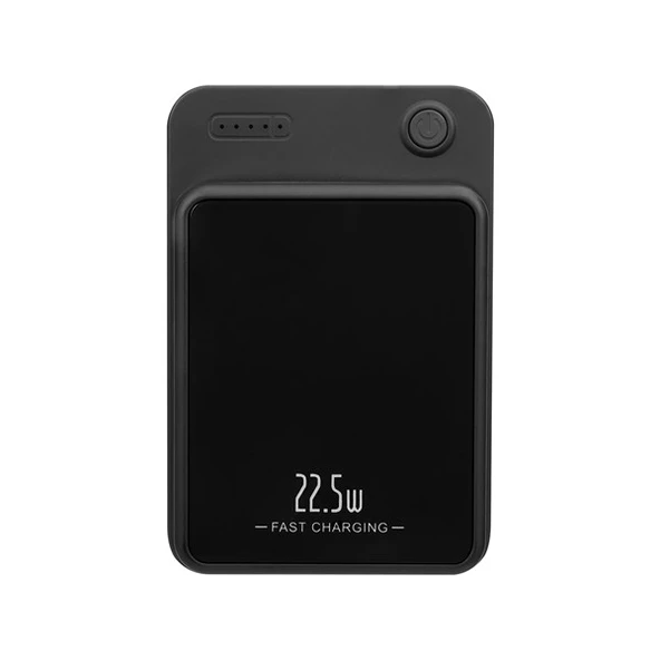 S-LINK  M1021 10000mAh Magsafe 15W HSC22.5W+PD20W+QC3.0 Siyah LCD Taşınabilir Şarj Cihazı Powerbank - 5