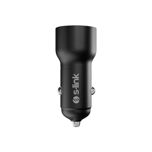 S-LINK SL-AC60 60W PD 3.0 PD 30W + PD30W Siyah Araç Şarj Cihazı - 4