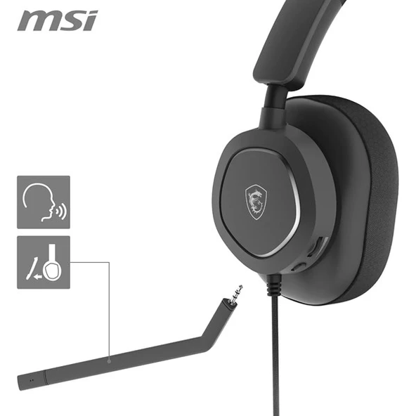 MSI GG MAESTRO 300 USBC GAMING KULAKLIK - 6