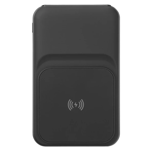 S-LINK P135 10000mAh PRM PD20W+QC18W+HSC22.5W 15W Magsafe Dahili Kablo Siyah Gizli LED Taşınabilir Pil Şarj Cihazı Power - 3