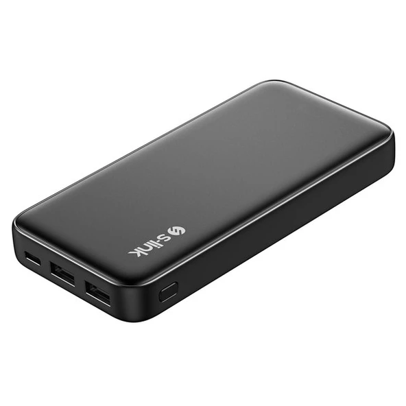 S-LINK P311L 10000mAh PRM LED Logo HSC22.5W+PD20W+QC3.0 Siyah LCD Taşınabilir Pil Şarj Cihazı Powerbank