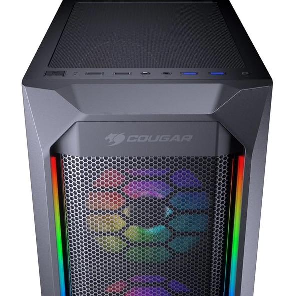 COUGAR 650W 80+ MX410 MESH-G CGR-5VM6B-MESH-G-RGB GAMING MID-TOWER PC KASASI - 4