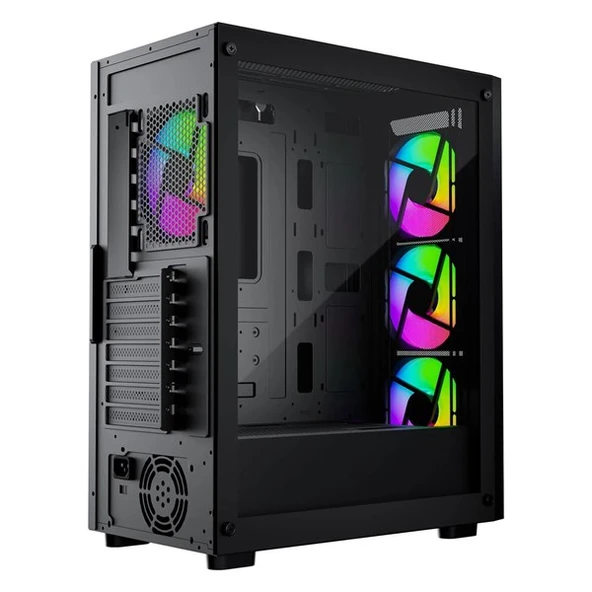 GAMEBOOSTER 650W 80+ RAIDER E651B JBST-GBE651B GAMING MID-TOWER PC KASASI - 2