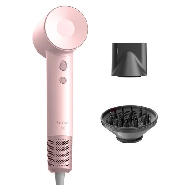LAIFEN SE Pembe 1500W 2 Başlıklı Yüksek Hızlı Saç Kurutma Makinesi - 3