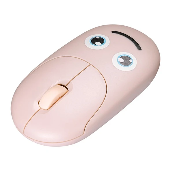 Everest SM-26 FASHION 2.4Ghz Pembe Kabartmalı Kablosuz Mouse - 3
