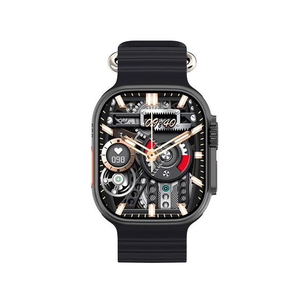 Hytech W69 Watch IOS ve Android Uyumlu MActive 2.05" inç Geniş Ekranlı Siyah Akıllı Saat - 3