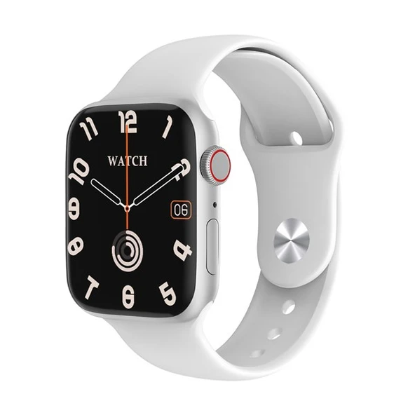 Hytech W99 Watch IOS ve Android Uyumlu MActive 2.05" inç Geniş Ekranlı Gümüş Akıllı Saat