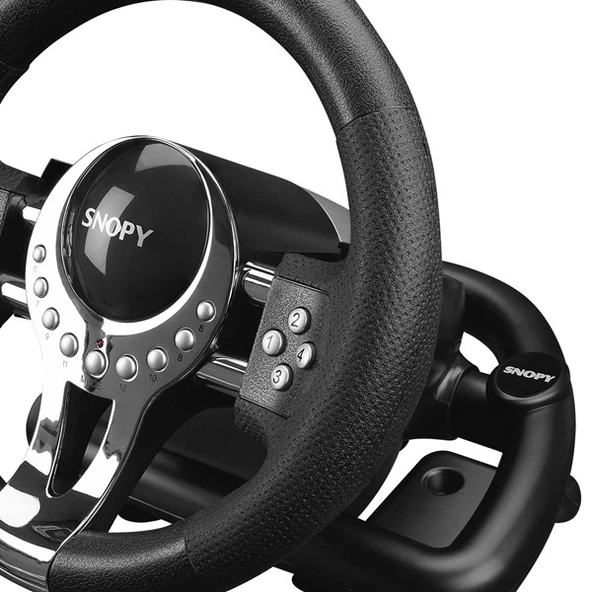 Snopy V5H PRO XBOX ONE S/PS4/PS3/PC/SWITCH Metalik Pro Oyuncu Direksiyonu - 2