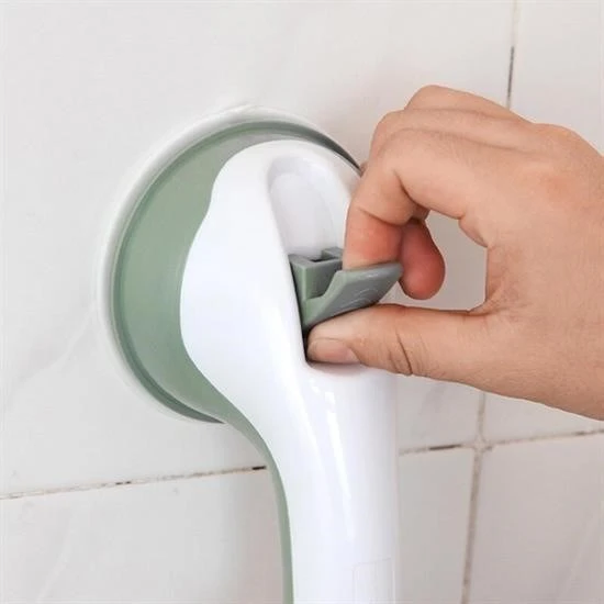 BUFFER® Düşme Ve Kayma Önleyici Banyo Tuvalet Vantuzlu Kilitli Tutacak - 2