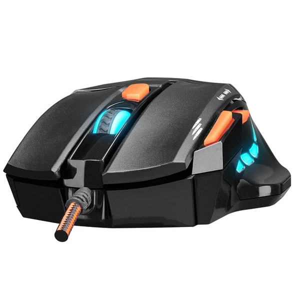 Everest SGM-X7 Usb Siyah Makrolu 7200dpi Oyuncu Mouse  Gaming Mouse Pad - 4