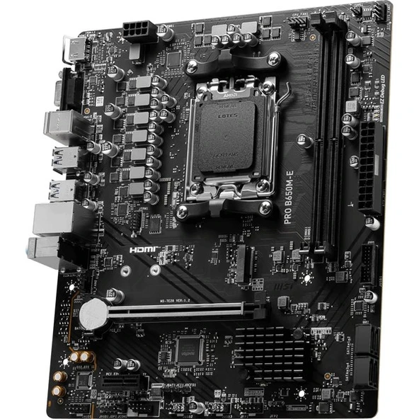 MSI PRO B650M-E DDR5 HDMI PCIE 4.0 AM5 mATX - 2