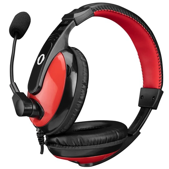 SNOPY SN-2688 Siyah/kırmızı 3,5mm Gaming Oyuncu Mikrofonlu Kulaklık - 4
