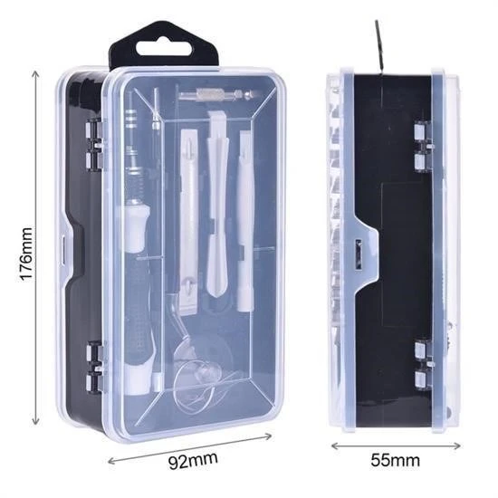 BUFFER® 115 in 1 Hassas Tornavida Onarım Alet Manyetik Sürücü Kitli Elektronik Hassas Tornavida Seti - 5