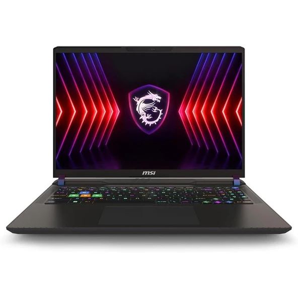 MSI 16" VECTOR HX AI A2XWIG-089TR ULTRA 9 275Hx-32GB DDR5 RAM-64GB RTX5080-1TB NVME-W11H 2560X1600