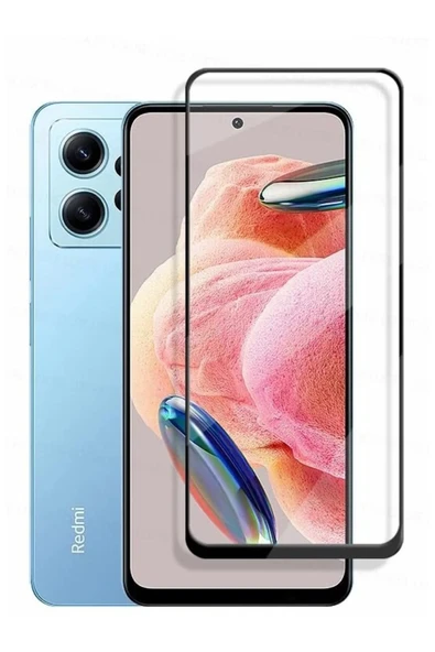 Logis Redmi Note 13 Antistatik 5D Tam Kaplayan Ekran Koruyucu Cam - 2