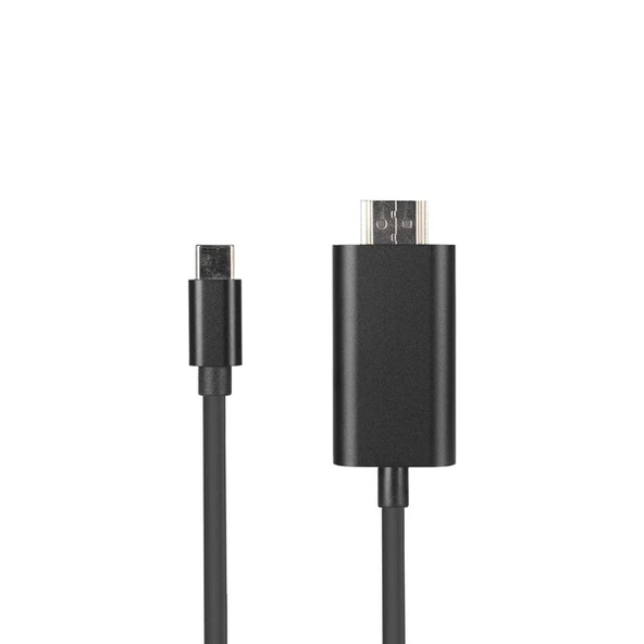 HYTECH 1.5metre HY-USBC75 1080P Metal Type -C-HDMI 4K 30HZ Kablo - Resim 2