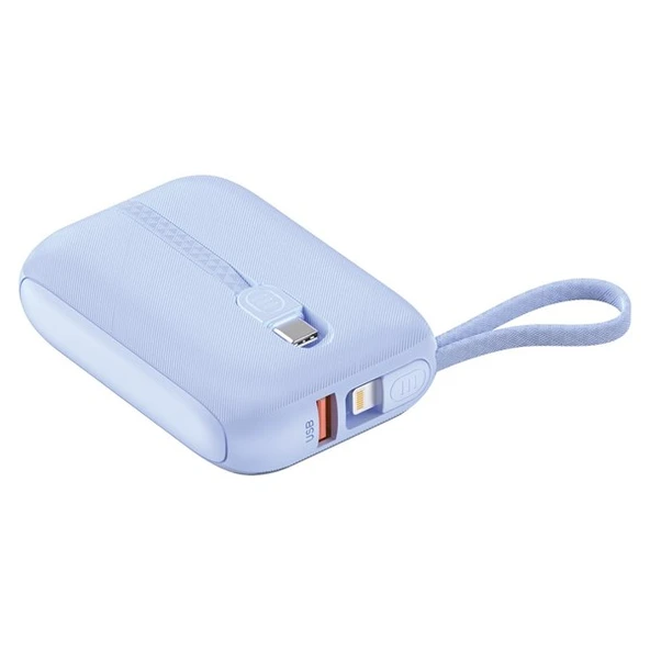S-LINK P109M 10000mAh PD20W+QC18W+HSC22.5W Beyaz LCD Taşınabilir Pil Şarj Cihazı Powerbank - 2