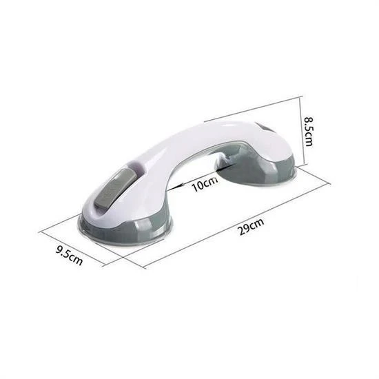 BUFFER® Düşme Ve Kayma Önleyici Banyo Tuvalet Vantuzlu Kilitli Tutacak - 3