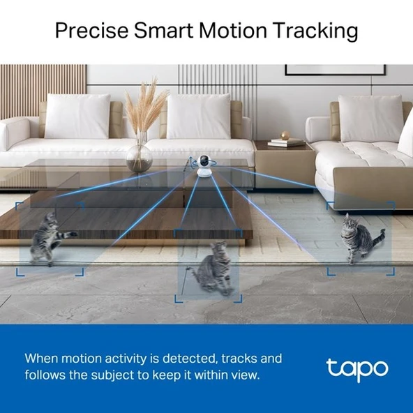 TP-LINK 5MP Tapo C230 Pan/Tilt AI Ev Güvenlik Wi-Fi Kamera - 9