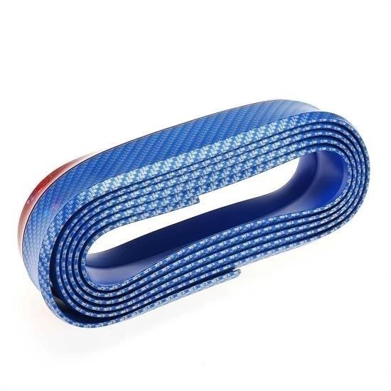 BUFFER® Mavi 2,5 Metre Araba Oto Ön Tampon Koruyucu Kauçuk Pratik Tampon Şerit Bant Döşeme Kiti - 3