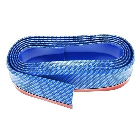 BUFFER® Mavi 2,5 Metre Araba Oto Ön Tampon Koruyucu Kauçuk Pratik Tampon Şerit Bant Döşeme Kiti - 5