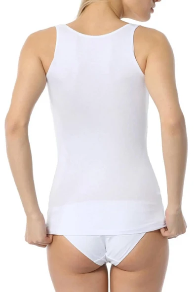 İmer 1238 Kadın Modal Kalın Askılı Uzun Atlet - Resim 6