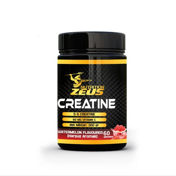 Zeus Nutrition Creatine 300 Gr Monohyrate Mikronized-Karpuz-Aromalı