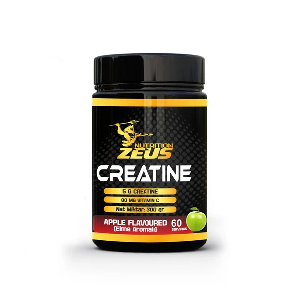 Zeus Nutrition Creatine 300 Gr Monohyrate Mikronized-YeşilElma-Aroma
