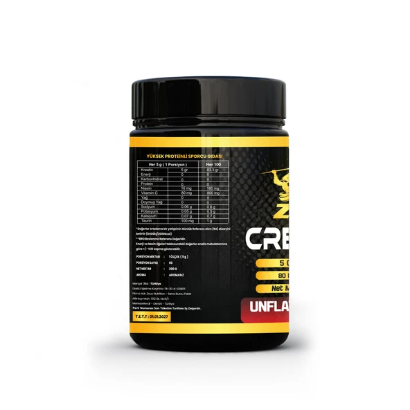 Zeus Nutrition Creatine 300 Gr Monohyrate Mikronized-Aromasız - 2