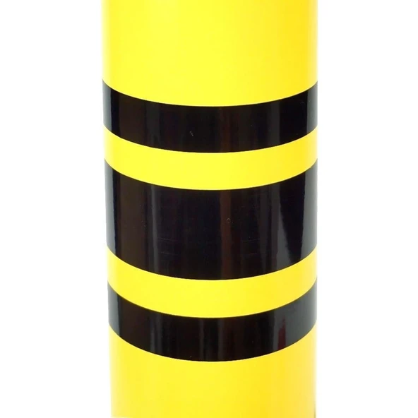 Çıkarılabilir Ankrajlı Kilitli Otopark Direği Sarı - 4