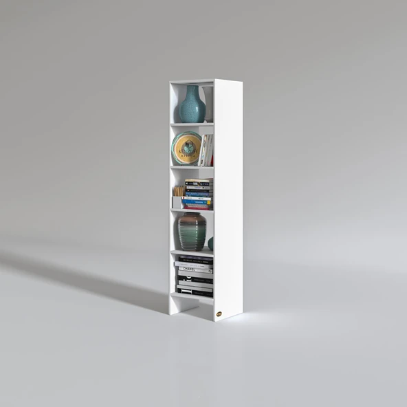 Kenzlife kitaplık belverede byz 180*39*39 raflı arkalıksız klasörlük mutfak dolabı - 2