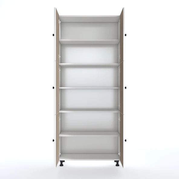 Kenzlife mutfak dolabı tahiri crdbyz 188*80*37 çok amaçlı dolap arkalıklı - 3
